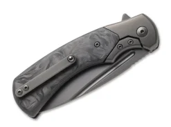 Fox Knives 40° Anniversary Knife Marble Carbon Titan Black Schwarz Discount