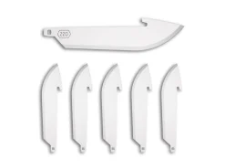 Outdoor Edge 2.2" Drop Point Replacement Blades 6-Pack Silber Hot