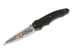 Maserin 398 KT Gold Knife Schwarz New