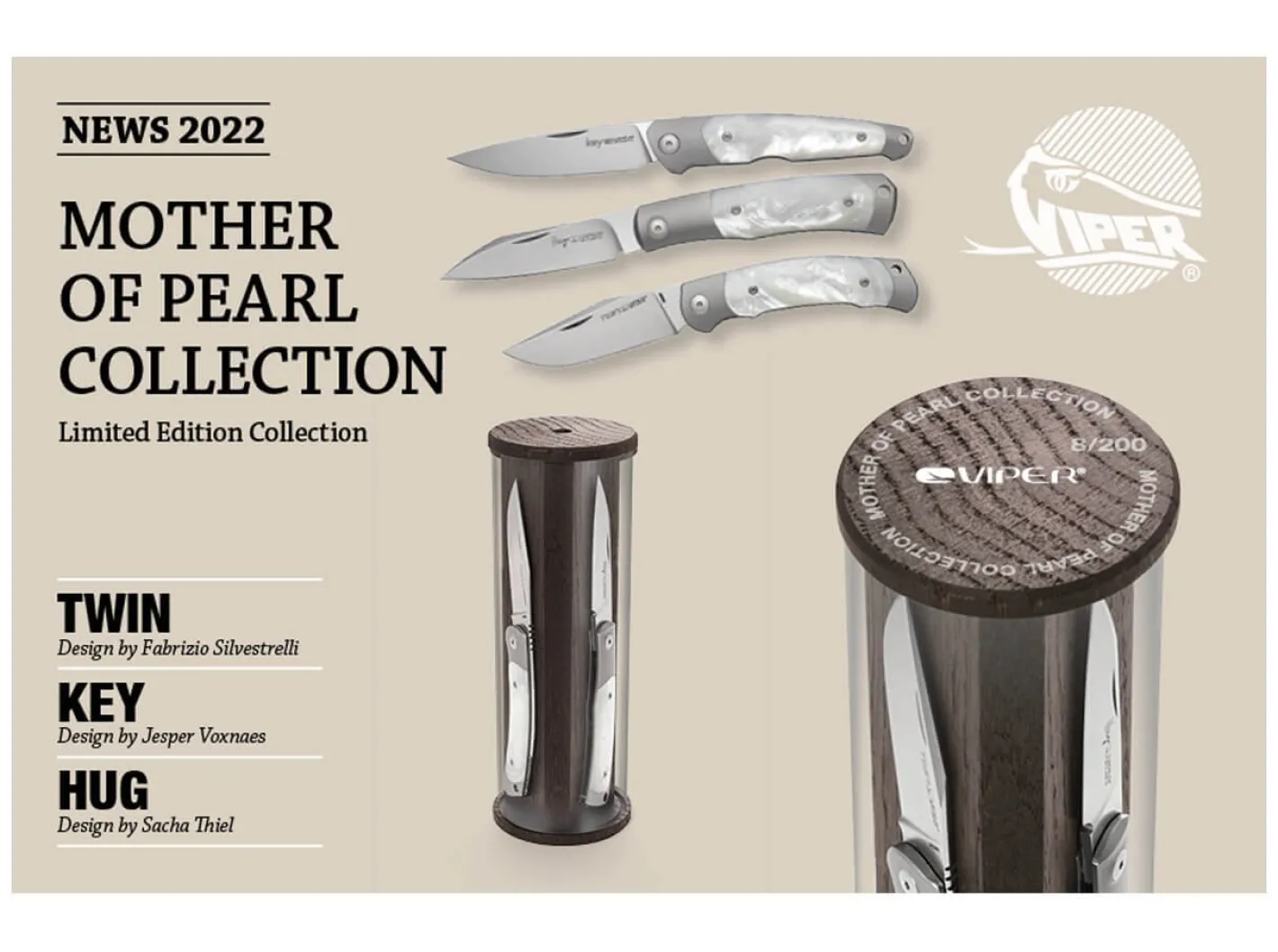 Viper 2022 Mother of Pearl Collection Weiß