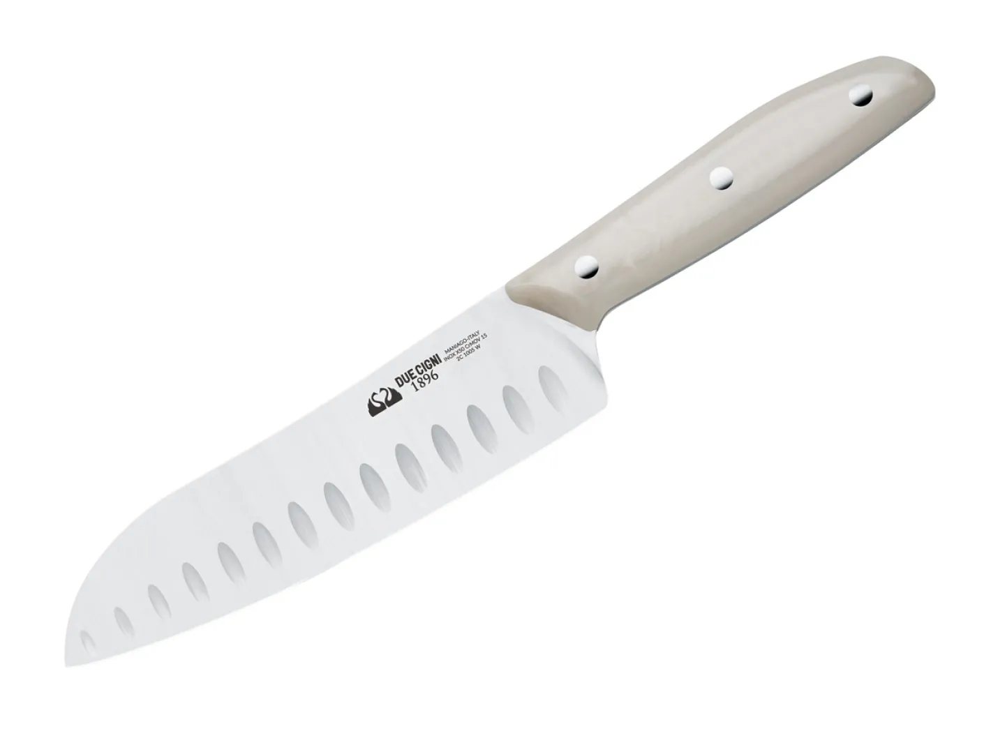 Due Cigni 1896 Santoku POM Weiß