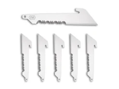 Outdoor Edge 2.5" Serrated Utility Replacement Blades 6-Pack Silber Sale