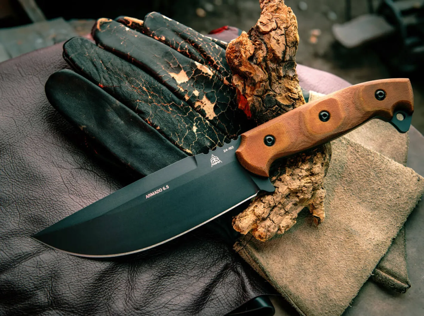 TOPS Knives Armado 6.5 Braun Outlet