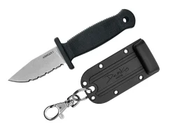 Demko Knives Armiger 2 Clip Point 4034SS TPR Black Serrated Schwarz Online