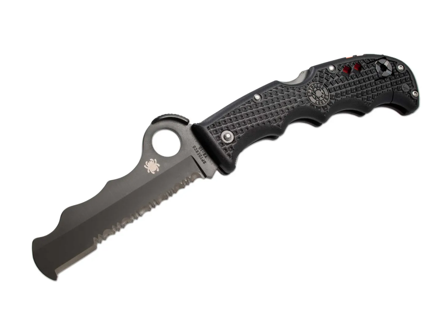 Spyderco Assist Black Blade Combo Edge Schwarz Best