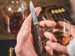 Böker Manufaktur Solingen Barlow Integral Leopard-Damast