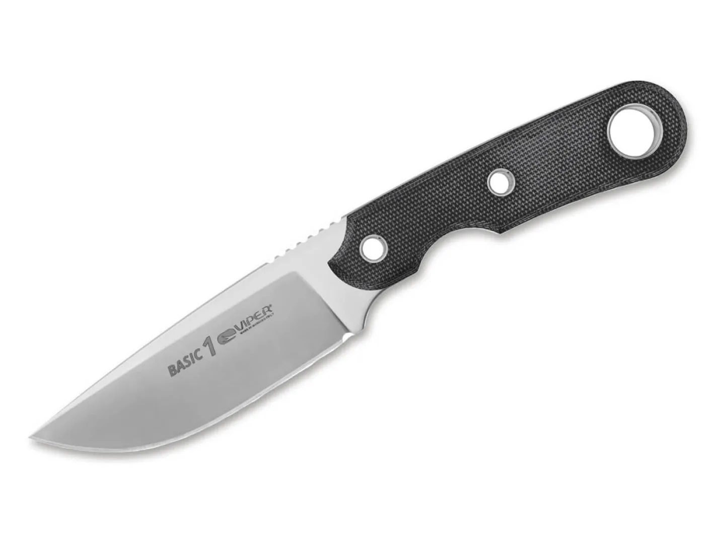Viper Basic 1 MagnaCut Micarta Black Schwarz Discount