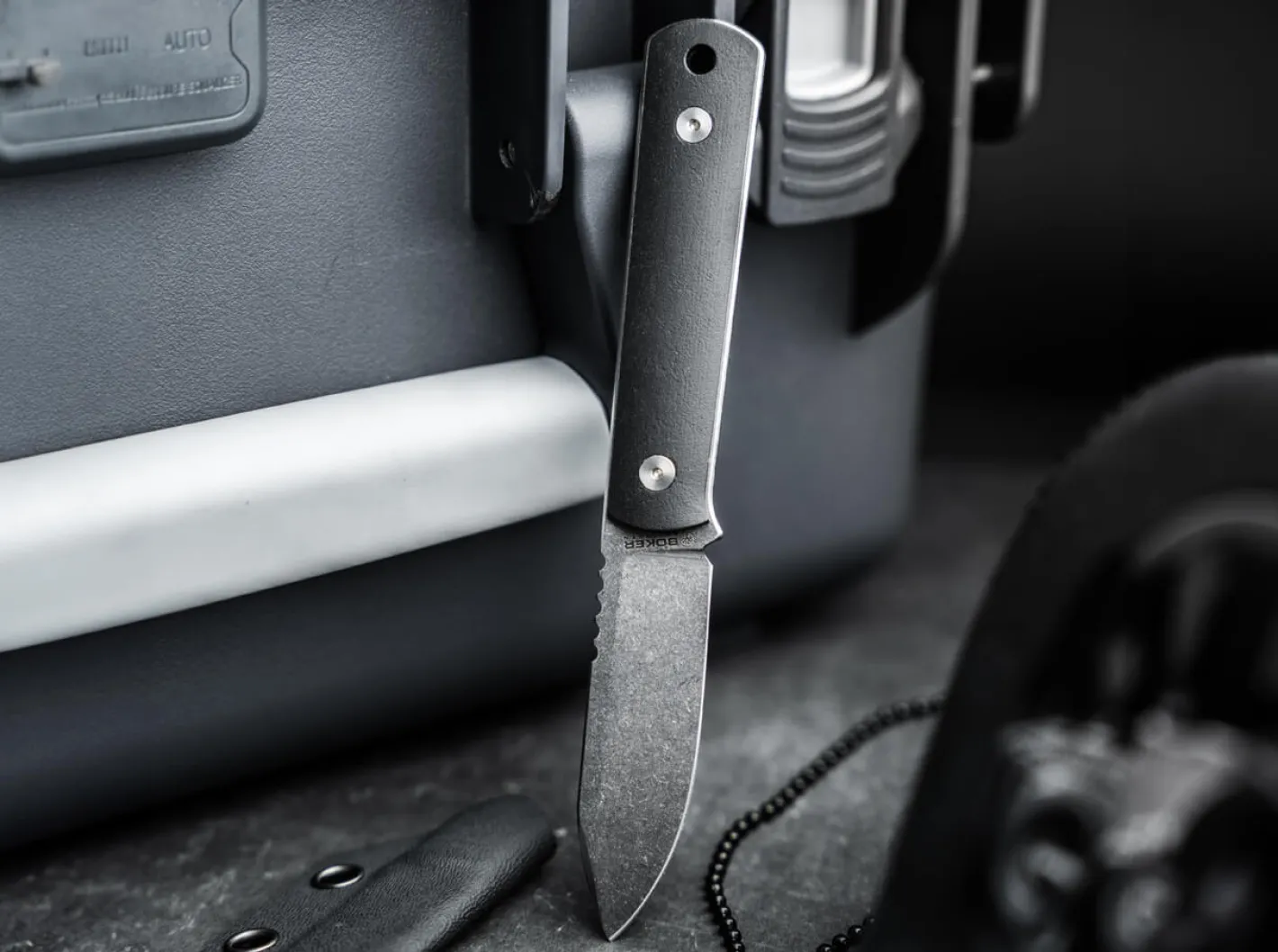 Böker Manufaktur Solingen BFF Packlite Black Richlite Schwarz Clearance