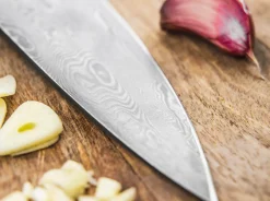 Böker Manufaktur Solingen Biscaya Damast Chefmesser Braun Outlet