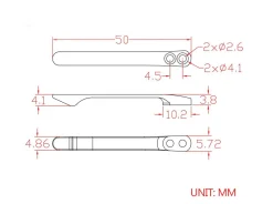 CIVIVI Black Titanium Clip T001B Schwarz Clearance