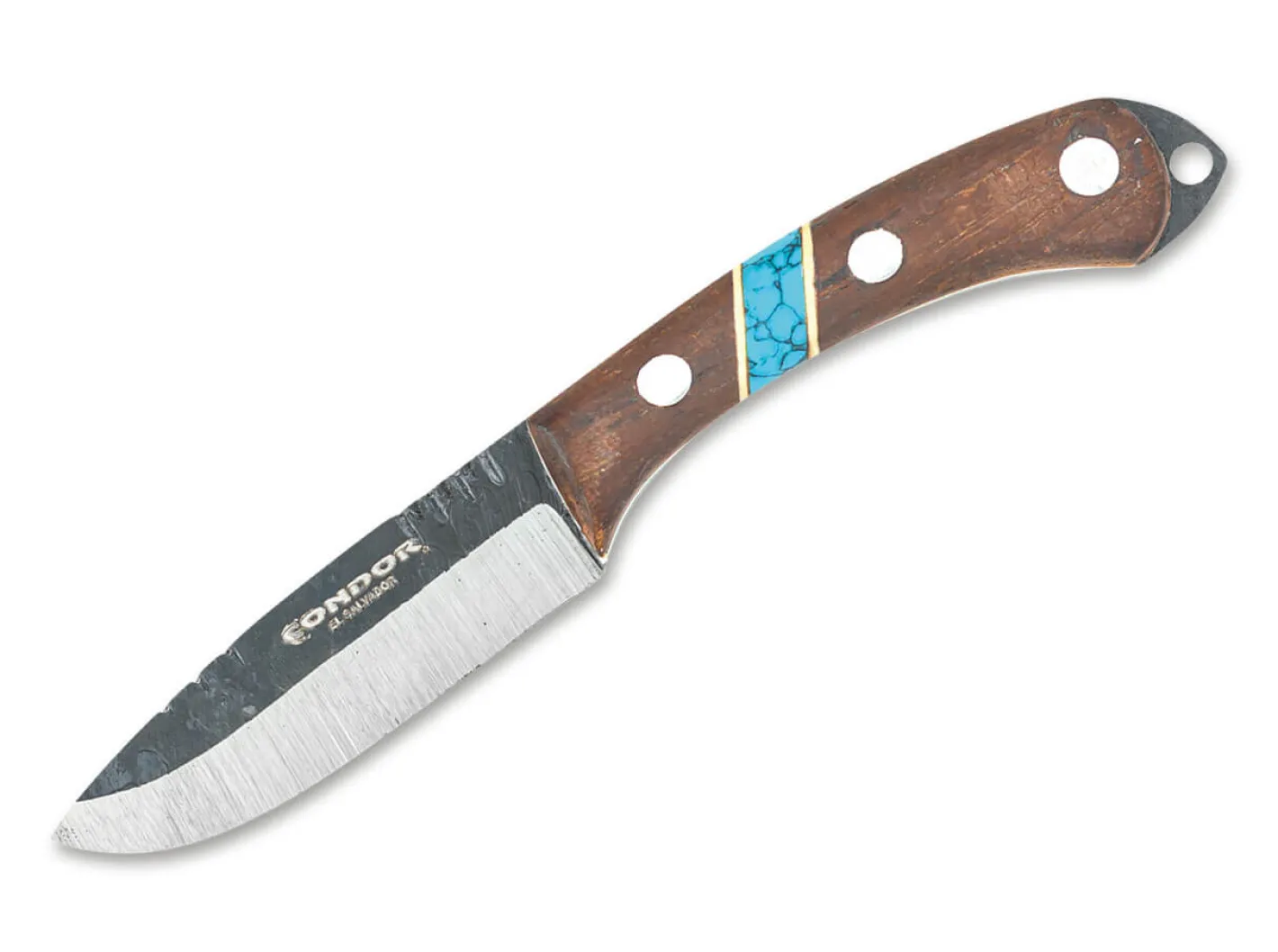 Condor Blue River Neck Knife Braun New