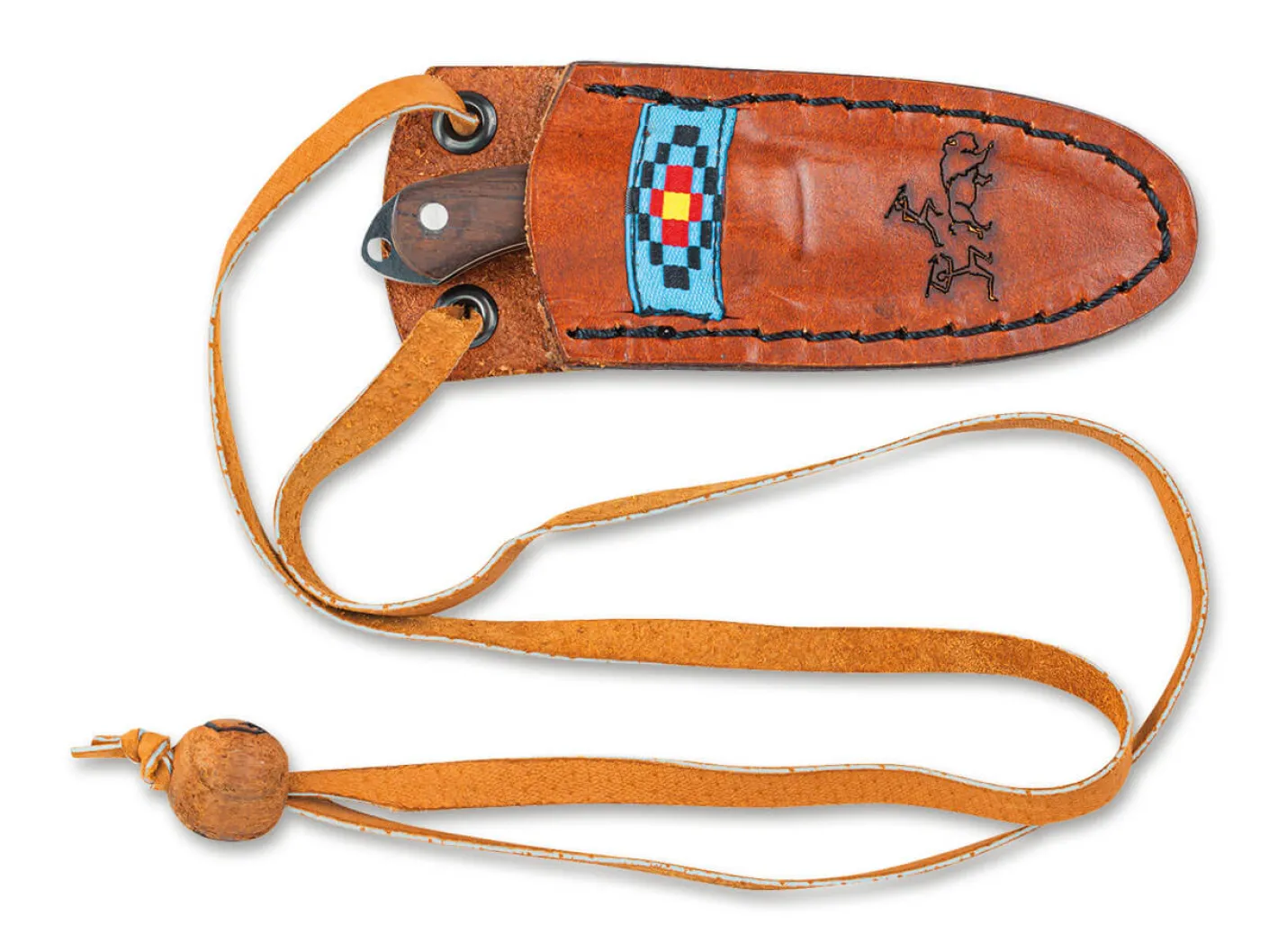 Condor Blue River Neck Knife Braun New