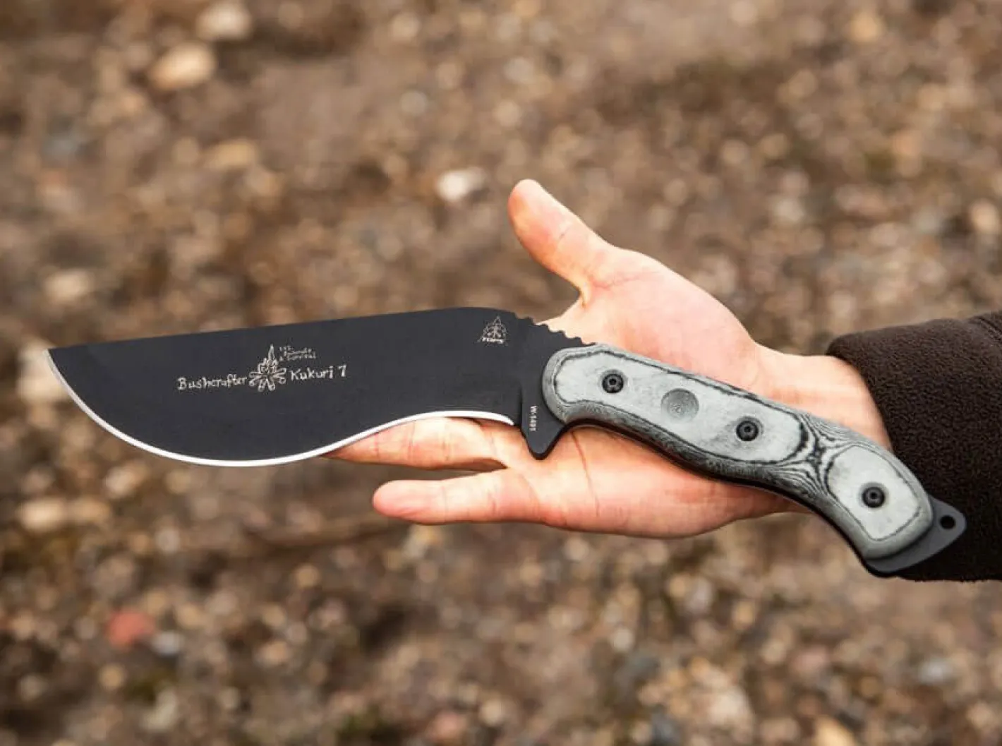 TOPS Knives Bushcrafter Kukuri 7.0 Grau Clearance