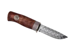 Karesuando Bäver 8 Damasteel Rose Braun New