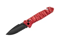 TB Outdoor C.A.C. S200 G10 Textured Red Serrated Rot Online