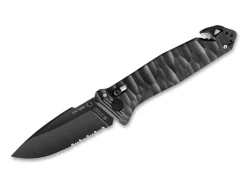 TB Outdoor C.A.C. S200 PA6 Textured Black Serrated Schwarz Clearance