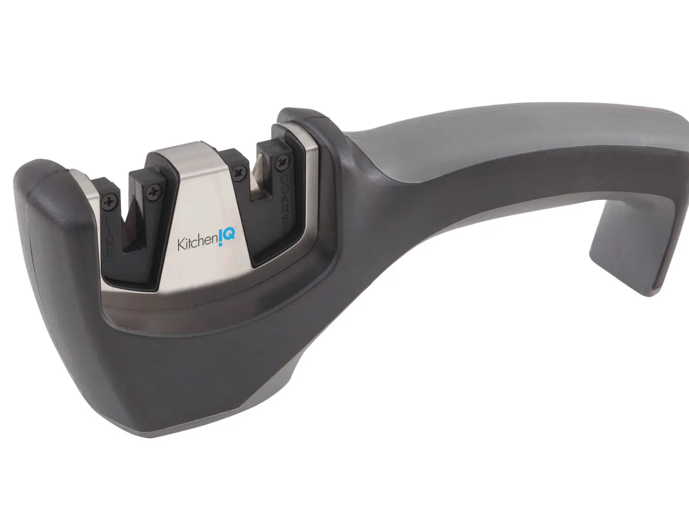 KitchenIQ Carbid-Ceramic Pull-Thru Messerschärfer Schwarz Best