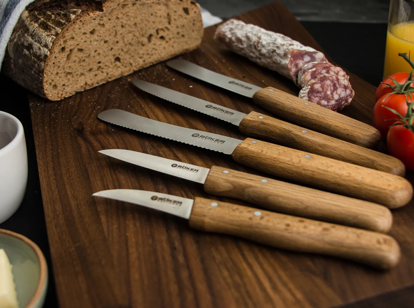 Böker Manufaktur Solingen Classic Schälmesser Buche Braun Outlet