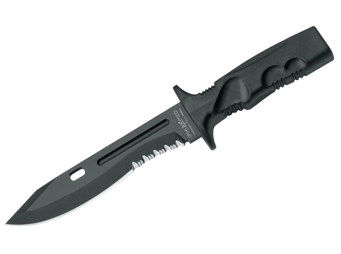 FKMD Combat Survival Knife Leonida Black Schwarz Discount