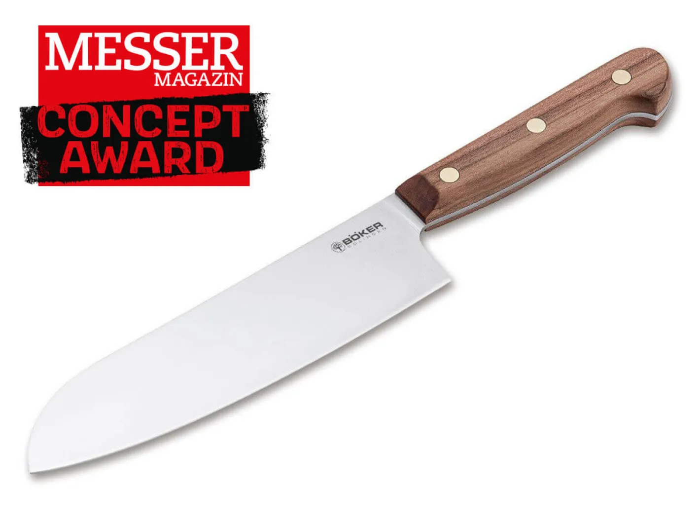 Böker Manufaktur Solingen Cottage-Craft Santoku Braun New