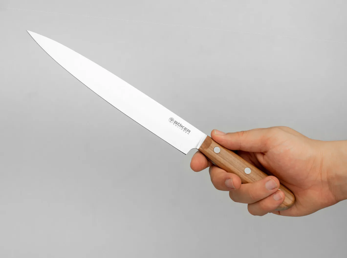 Böker Manufaktur Solingen Cottage-Craft Schinkenmesser Braun