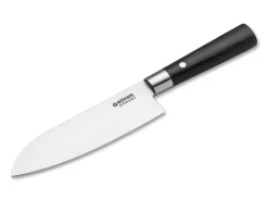 Böker Manufaktur Solingen Damast Black Santoku Schwarz