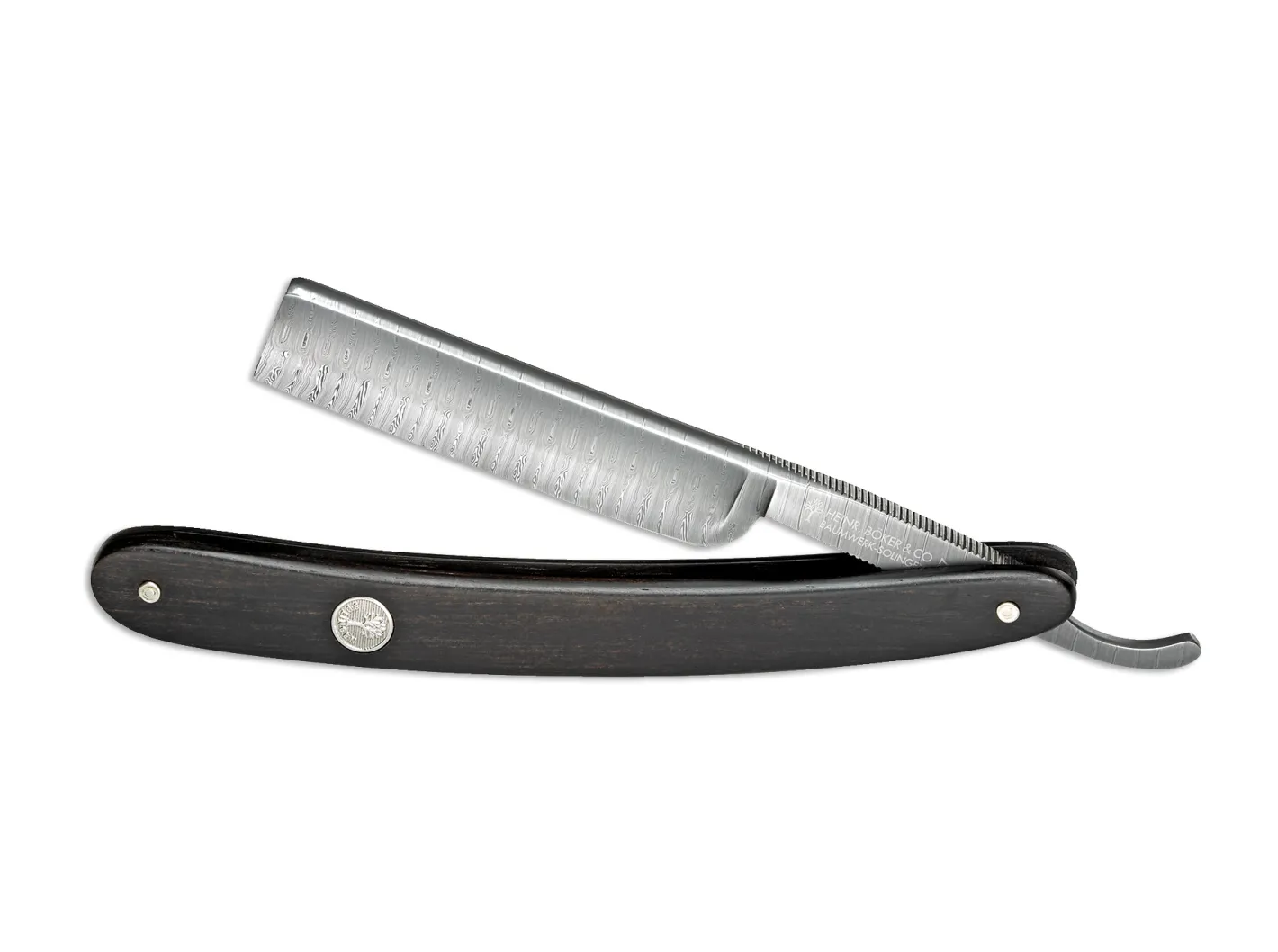 Böker Manufaktur Solingen Damast Ebenholz Braun Outlet