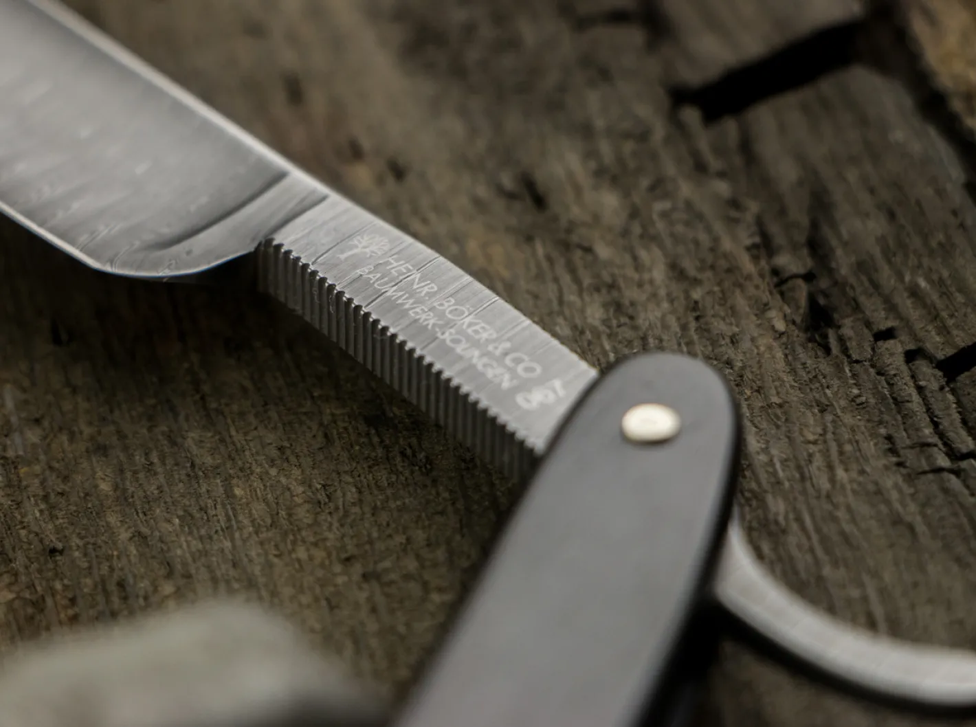 Böker Manufaktur Solingen Damast Ebenholz Braun Hot