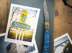 Böker Manufaktur Solingen Damast Jahresmesser 2021