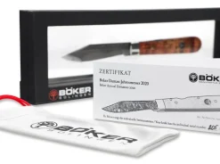 Böker Manufaktur Solingen Damast Jahresmesser 2020 Rot Outlet