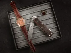 Böker Manufaktur Solingen Damast Jahresmesser 2018 Braun Online