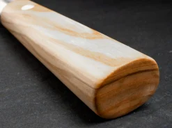 Böker Manufaktur Solingen Damast Olive Brotmesser Braun Hot