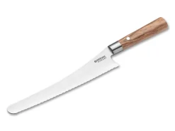 Böker Manufaktur Solingen Damast Olive Brotmesser Braun Outlet
