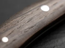 Böker Manufaktur Solingen Damast Pure Räuchereiche Spickmesser Braun Hot