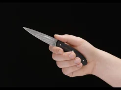 Böker Manufaktur Solingen Damast Pure Spickmesser Schwarz Discount