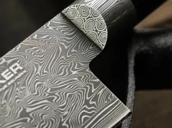 Böker Manufaktur Solingen Damast Superior Allzweckmesser Schwarz Outlet