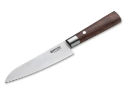 Böker Manufaktur Solingen Damast Walnuss Santoku Braun Online