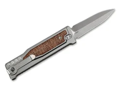 Reate EXO-M Burlap Micarta Double Edge Braun Outlet