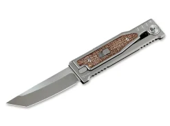 Reate EXO-M Burlap Micarta Tanto Braun Hot