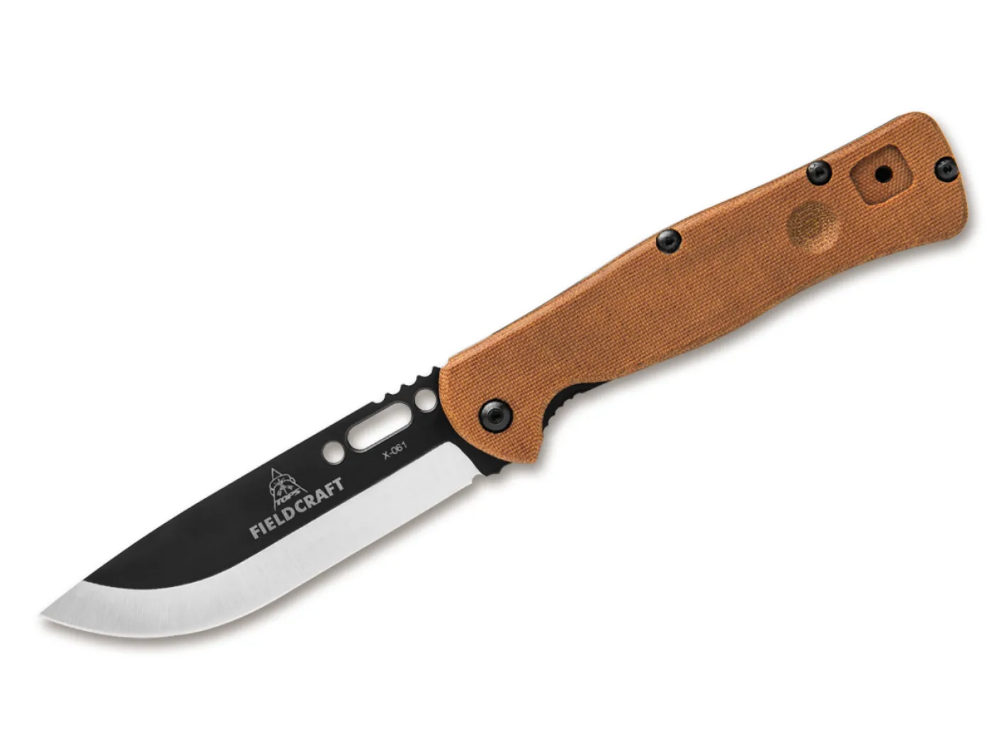 TOPS Knives Fieldcraft Folder Braun New