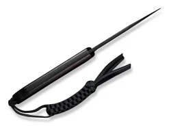 CIVIVI Fixed Blade Elementum Ebony Damascus Schwarz Sale