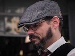 Böker Manufaktur Solingen Flatcap Grau Outlet