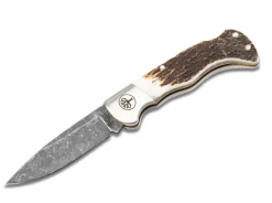 Böker Manufaktur Solingen Folding Hunter Hirschhorn Dark Stonewash Outlet
