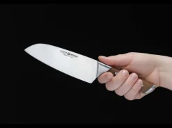 Böker Manufaktur Forge Wood Santoku Braun New