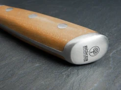 Böker Manufaktur Forge Wood Santoku Braun New