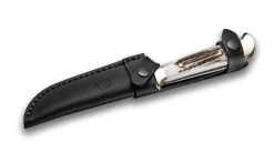 Böker Manufaktur Solingen Försternicker Hirschhorn Braun New