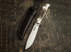 Böker Manufaktur Solingen Försternicker Hirschhorn Braun New