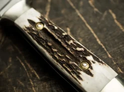 Böker Manufaktur Solingen Försternicker Hirschhorn Braun New