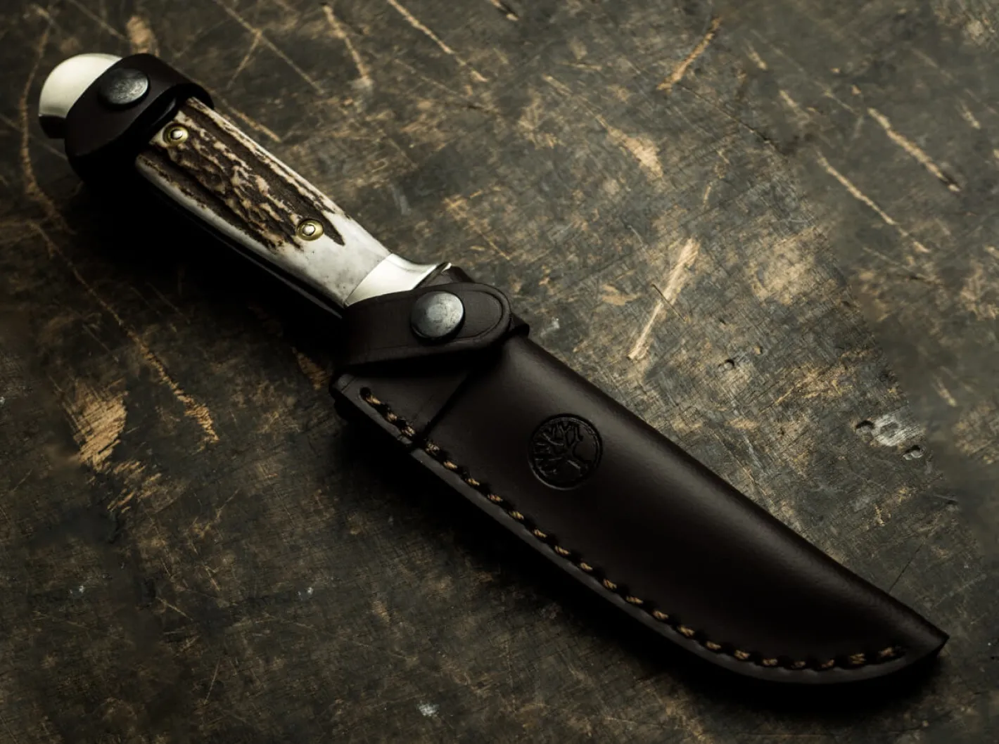 Böker Manufaktur Solingen Försternicker Hirschhorn Braun Outlet