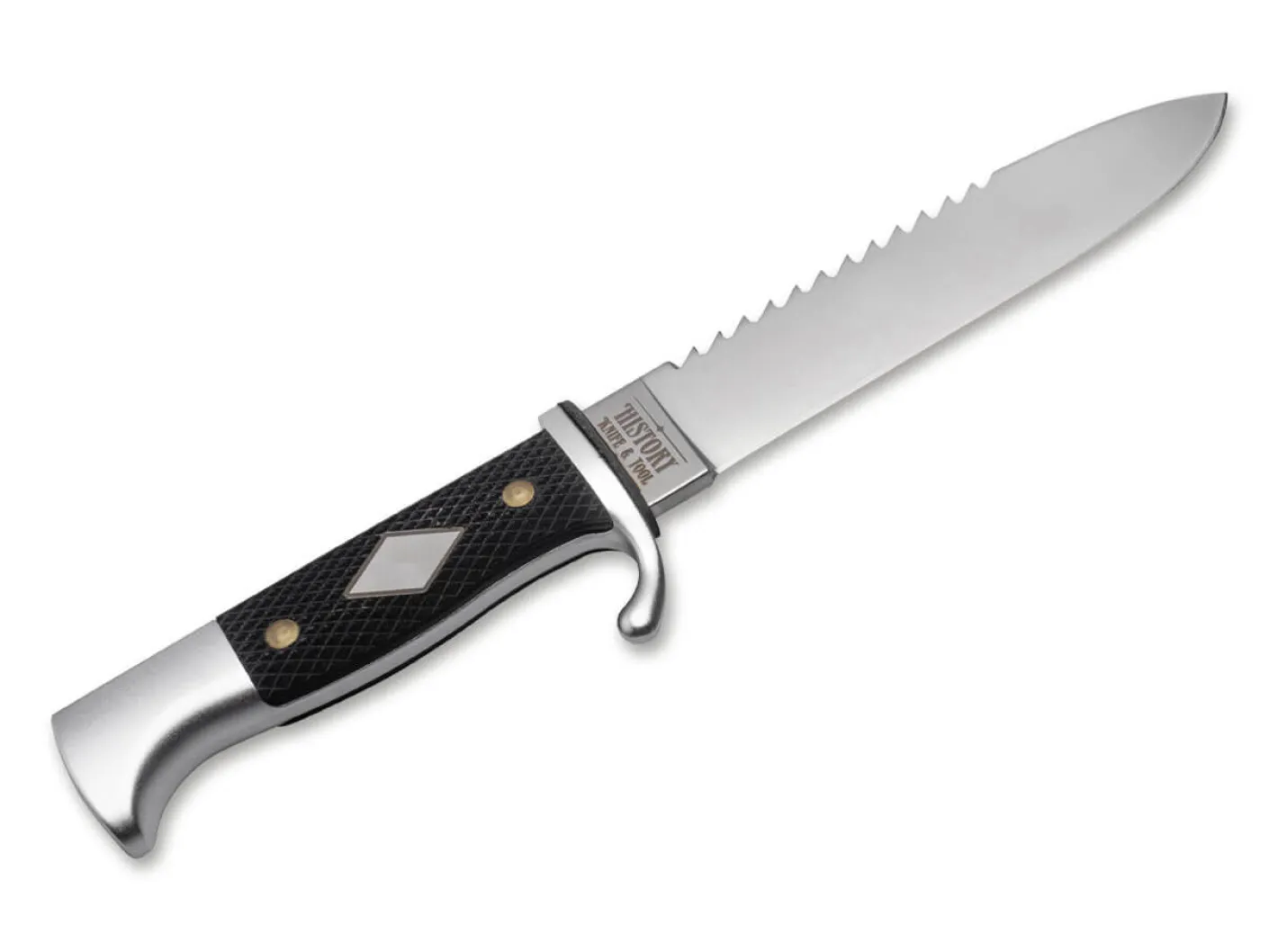 History Knife & Tool German Scout Knife Silber New